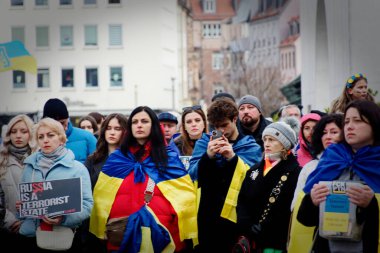 Nuremberg-Bavyera-Almanya-03 / 22 / 2025. Fotoğraf: Ukrayna Destek Yürüyüşü