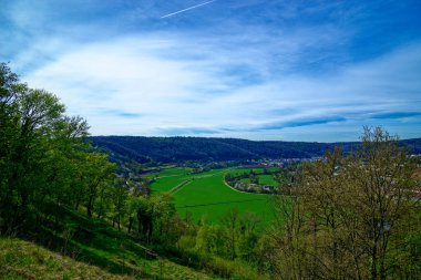 Antik Eichstatt şehrinde güzel bir sabah