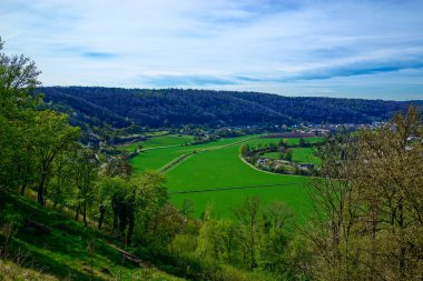 Antik Eichstatt şehrinde güzel bir sabah