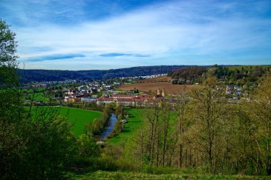Antik Eichstatt şehrinde güzel bir sabah