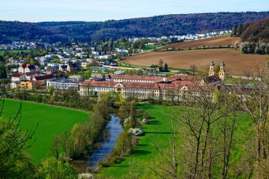 Antik Eichstatt şehrinde güzel bir sabah