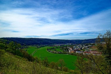 Antik Eichstatt şehrinde güzel bir sabah