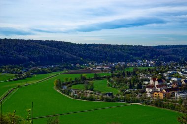 Antik Eichstatt şehrinde güzel bir sabah