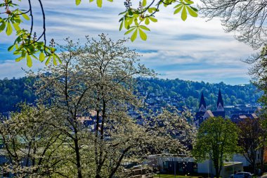 Antik Eichstatt şehrinde güzel bir sabah