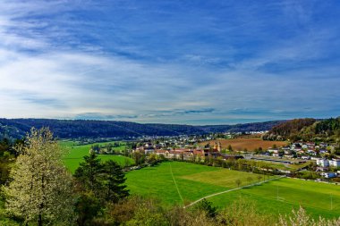 Antik Eichstatt şehrinde güzel bir sabah