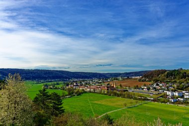 Antik Eichstatt şehrinde güzel bir sabah