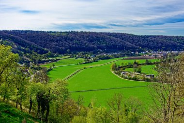 Antik Eichstatt şehrinde güzel bir sabah