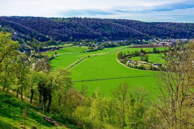 Antik Eichstatt şehrinde güzel bir sabah