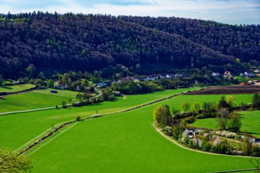 Antik Eichstatt şehrinde güzel bir sabah