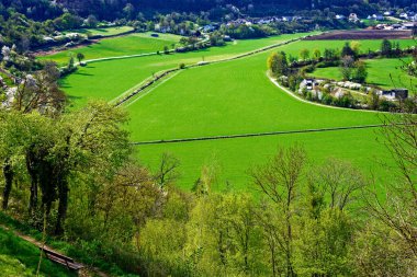 Antik Eichstatt şehrinde güzel bir sabah