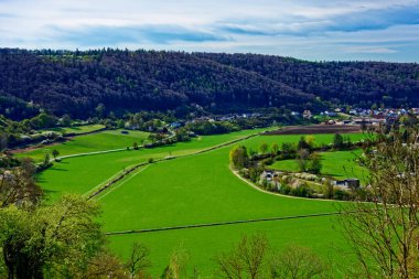 Antik Eichstatt şehrinde güzel bir sabah