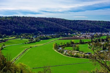 Antik Eichstatt şehrinde güzel bir sabah