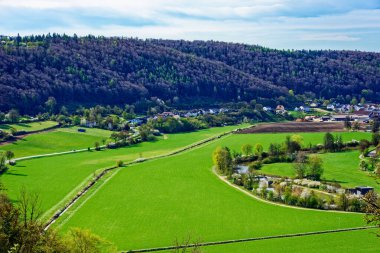 Antik Eichstatt şehrinde güzel bir sabah