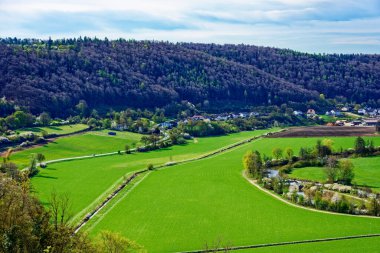 Antik Eichstatt şehrinde güzel bir sabah