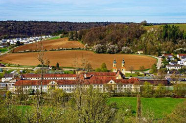 Antik Eichstatt şehrinde güzel bir sabah