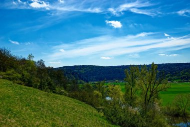 Dollnstein antik şehrinde güzel bir gün
