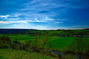 Dollnstein antik şehrinde güzel bir gün