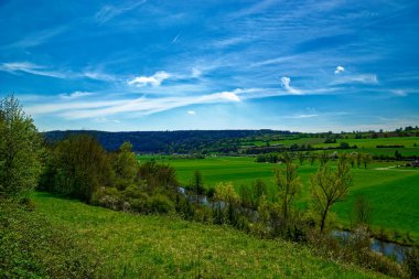 Dollnstein antik şehrinde güzel bir gün