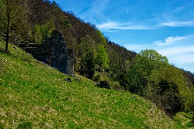 Dollnstein antik şehrinde güzel bir gün