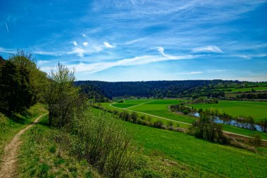 Dollnstein antik şehrinde güzel bir gün