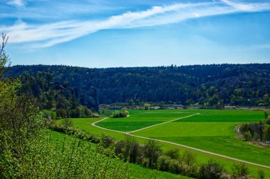 Dollnstein antik şehrinde güzel bir gün