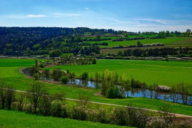 Dollnstein antik şehrinde güzel bir gün