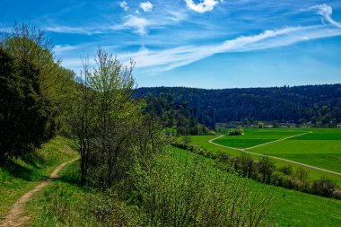 Dollnstein antik şehrinde güzel bir gün