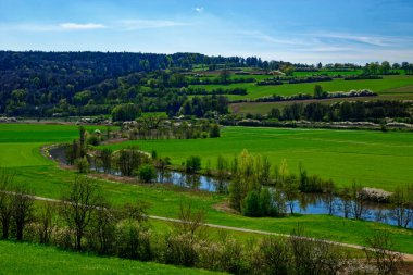Dollnstein antik şehrinde güzel bir gün