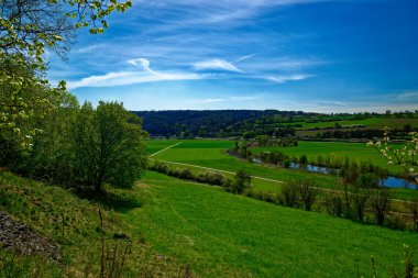 Dollnstein antik şehrinde güzel bir gün