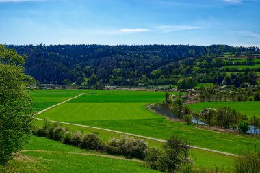 Dollnstein antik şehrinde güzel bir gün