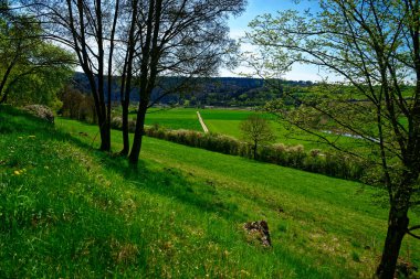 Dollnstein antik şehrinde güzel bir gün