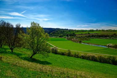 Dollnstein antik şehrinde güzel bir gün