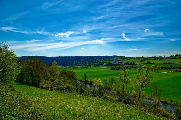 Dollnstein antik şehrinde güzel bir gün