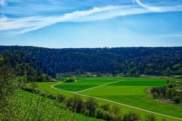 Dollnstein antik şehrinde güzel bir gün