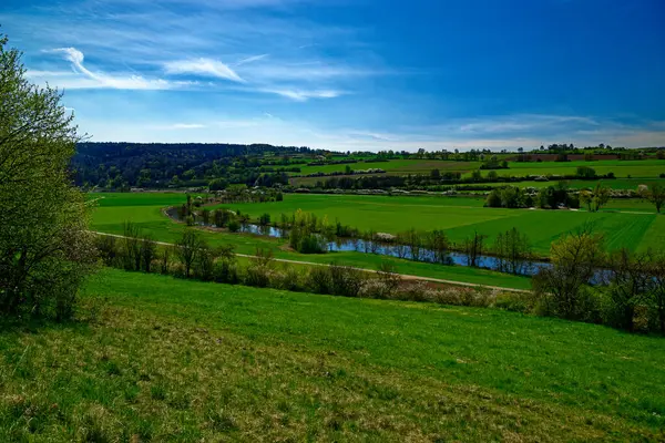 Dollnstein antik şehrinde güzel bir gün