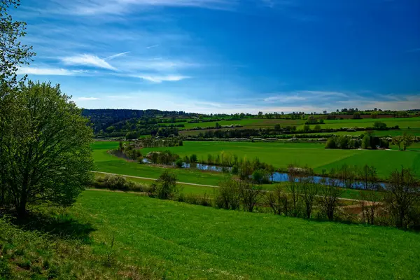 Dollnstein antik şehrinde güzel bir gün