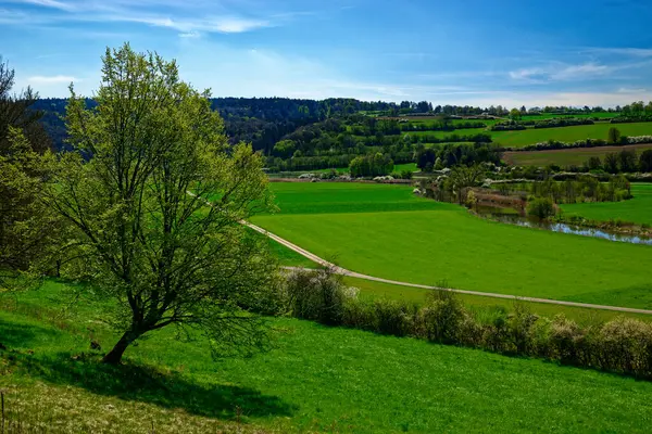 Dollnstein antik şehrinde güzel bir gün