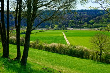 Dollnstein antik şehrinde güzel bir gün