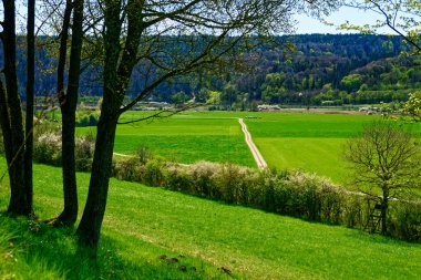 Dollnstein antik şehrinde güzel bir gün