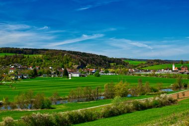 Dollnstein antik şehrinde güzel bir gün