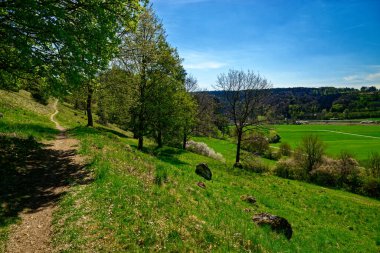 Dollnstein antik şehrinde güzel bir gün