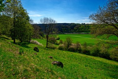 Dollnstein antik şehrinde güzel bir gün
