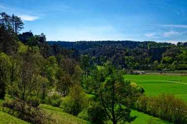Dollnstein antik şehrinde güzel bir gün