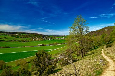 Dollnstein antik şehrinde güzel bir gün