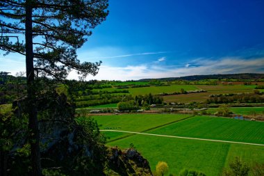 Dollnstein antik şehrinde güzel bir gün