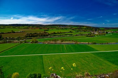 Dollnstein antik şehrinde güzel bir gün