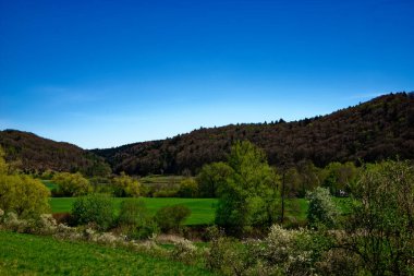Dollnstein antik şehrinde güzel bir gün