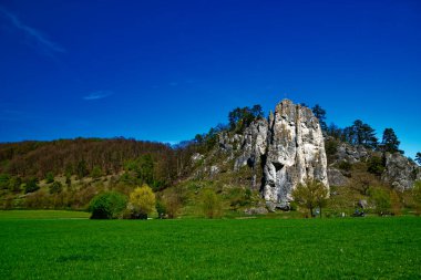 Dollnstein antik şehrinde güzel bir gün