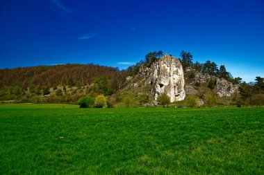 Dollnstein antik şehrinde güzel bir gün