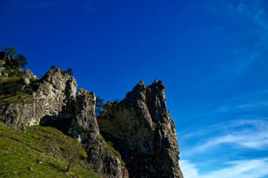 Dollnstein antik şehrinde güzel bir gün